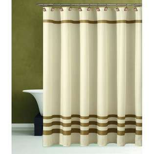 DR International Bleecker Shower Curtain   Color Beige / Gold at 