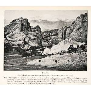   Colorado Mountain Springs   Original Halftone Print