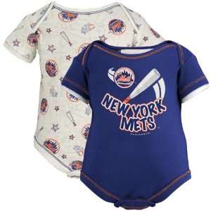  New York Mets Infant Home Run 2 Pack Creeper Set Sports 