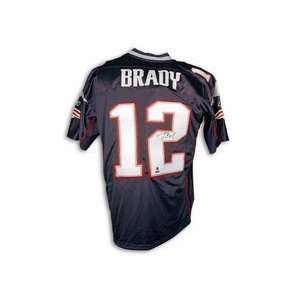 Tom Brady New England Patriots Autographed Authentic Reebok Football 