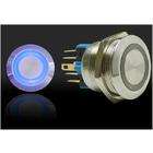 AUTOLOC POWER ACCESSORIES 514 16mm Momentary Billet Button with LED 