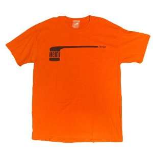  Dodge Hemi Hockey Stick Orange Mens Cotton Tee Shirt 
