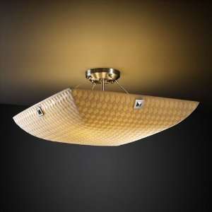  Justice Design Group PNA 9651 18 Semi Flush Bowl