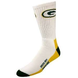  Green Bay Packers White Calf Socks: Sports & Outdoors