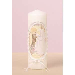  White Precious Moments Unity Candle