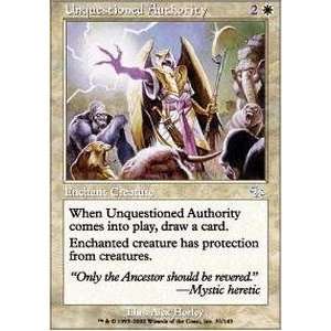  the Gathering   Unquestioned Authority   Judgment   Foil Toys & Games