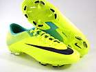 Nike Mercurial Victory FG Brazil Volt Green/Black Soccer Cleats Boots 