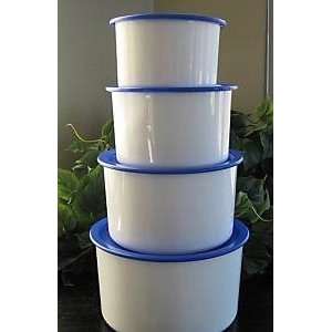   One Touch Topper Canister Set Brilliant Blue