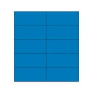  Dry Erase Magnetic Tape Strips, Blue, 2 x 7/8, 25/Pack 