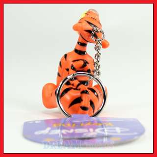 Disney Winnie The Pooh Tigger Figural Key Chain   3D Ring  