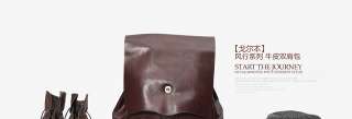  Gear BAND mens Oxhide messenger shoulder brown bags A420 