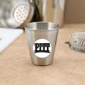 Pittsburgh Panthers Stainless Steel Shot Glass: Sports 
