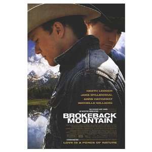 Brokeback Mountain Movie Poster, 27 x 39.8 (2005):  Home 