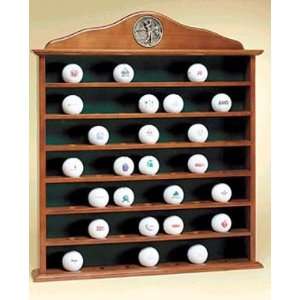  49 Ball Honey Oak Cabinet w/ Door: Sports & Outdoors