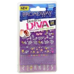  Broadway Fashion Diva Nail Art Classic (Pack of 6): Beauty