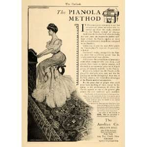  1903 Ad Pianola Method Aeolian Hall Women Players Piano 