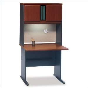  Bush Furniture Series A Wood Office Cubicle with Hutch in 