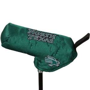  NCAA North Texas Mean Green Green Blade Putter Cover 
