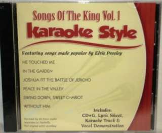 Songs Of The King Elvis Presley Karaoke NEW CD+G  