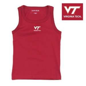  Virginia Tech Womens Debut Tank Top (Team Color): Sports 