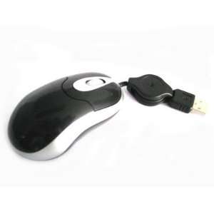 Optical Mini Mouse With Telescopic USB Input, Mouse wired & wireless 
