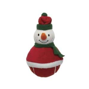   Chap Snowman Tennis Ball Plush Dog Toy Snowman 5.5 Pet Supplies