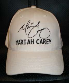 MARIAH CAREY AUTOGRAPHED CAP / HAT ROCK / POP MUSIC  