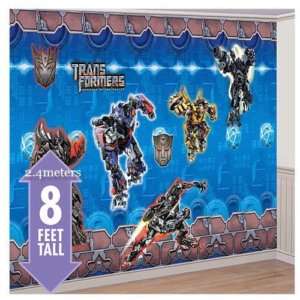 TRANSFORMERS PARTY SUPPLIES WALL MURAL DECORATING 12 FT  