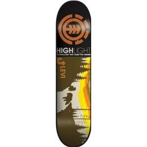  Element Brown Crossing Deck 7.75 Highlight Skateboard Decks 