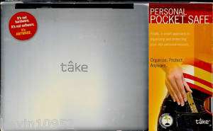 TAKE PERSONAL POCKET SAFE PROTECT FILES PPS 8100  