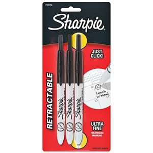 Sharpie / Sanford Marking Pens 1735793 Sharpie Retractable Black Pen 