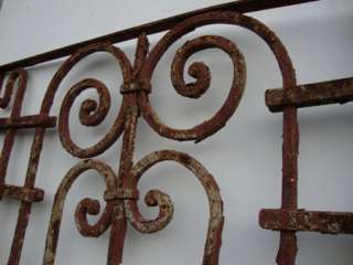Antique Wrought Iron Panel / Gate 36.25 x 74.75  