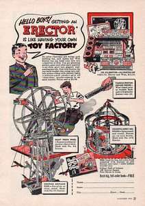   Factory Amusement Rides Gilbert Hall New Haven CT Print Ad 1951  
