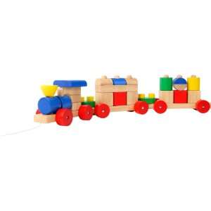  Voila Wooden Giant Train   28 Inches Long Toys & Games