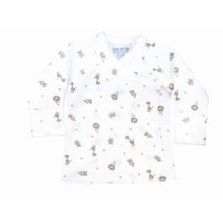 Under the Nile Natures Nursery Long Sleeve Side Snap Shirt in Animal 