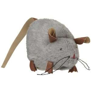 Organic Catnip Grey Mouse Refillable Toy (Quantity of 4 