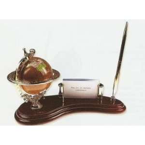  Globe Pen Stand with Card Holder