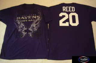 Ravens ED REED Football Jersey Shirt Purple XL  
