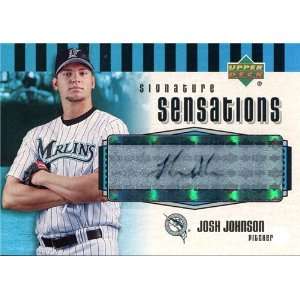  Josh Johnson Autographed/Hand Signed 2006 Upper Deck Card: Sports