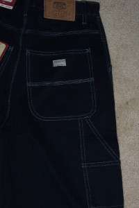 Route 66 Black Carpenter 100% Cotton Jeans   Size 5/6  