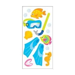   Dimensional Stickers 2.75X6.75 Sheet   Snorkel Arts, Crafts & Sewing