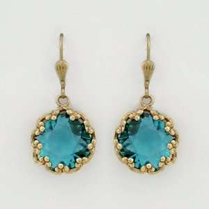  Vintage French Earrings Teal Catherine Popesco Jewelry