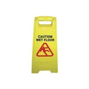 Pro Source Wet Floor 24 X 12 Floor Sign 2 Sided  