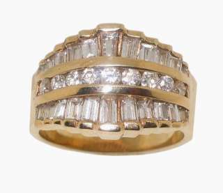   diamond ring in 14kt yellow gold retail appraisal value $ 3350 00