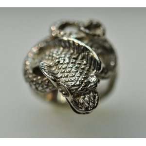  Silver Snake Ring Size 6 1/4 Jewelry
