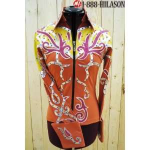 Hilason Horsemanship Showmanship Jacket Shirt Rail Top  