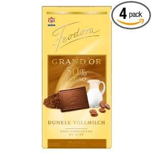   Dunkle Vollmilch (Milk Chocolate) Bar, 3.5 Ounce Bars (Pack of 4