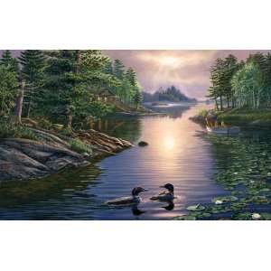  James Meger At the Lake Jigsaw Puzzle 1000pc: Toys & Games