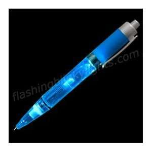   Plastic Blue LED Pen with Blue Barrel   SKU NO 11118