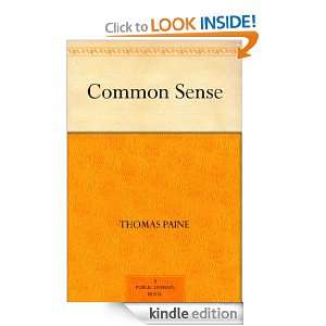 Common Sense: Thomas Paine:  Kindle Store